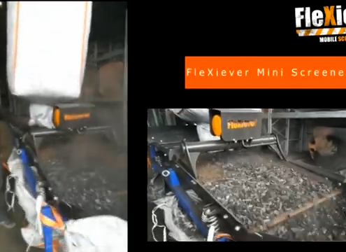 FleXiever Mini Screener screening charcoal