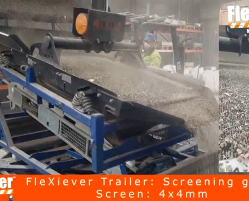 FleXiever mini screener trailer screening glass